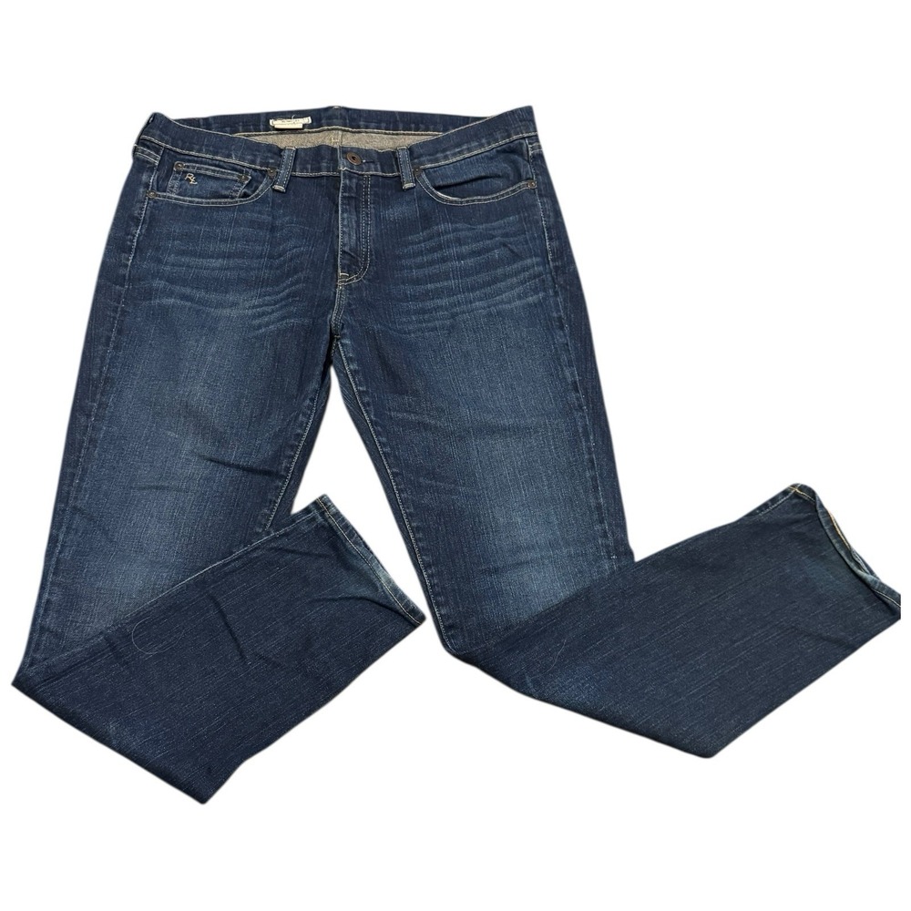 Ralph Lauren RL Skinny Jeans Men's 31 Blue Stretch Denim Mid Rise